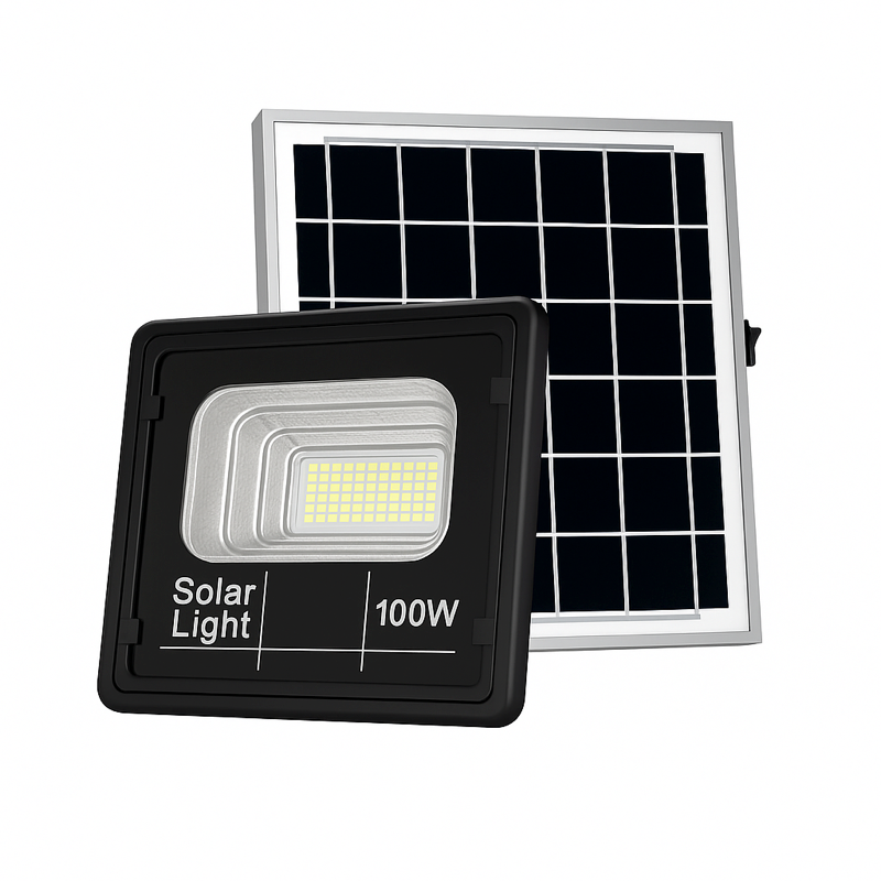 Proiector cu Panou Solar Jortan Clasic 100W