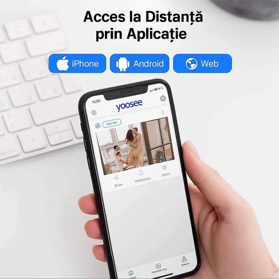 Camera de Supraveghere, JORTAN JT-8161, 1080P, WIFI, IP66, Wireless, NightVision Infrarosu