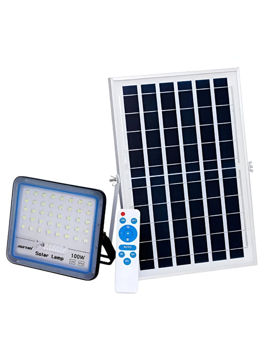 Proiector cu Panou Solar Jortan Blue 100W