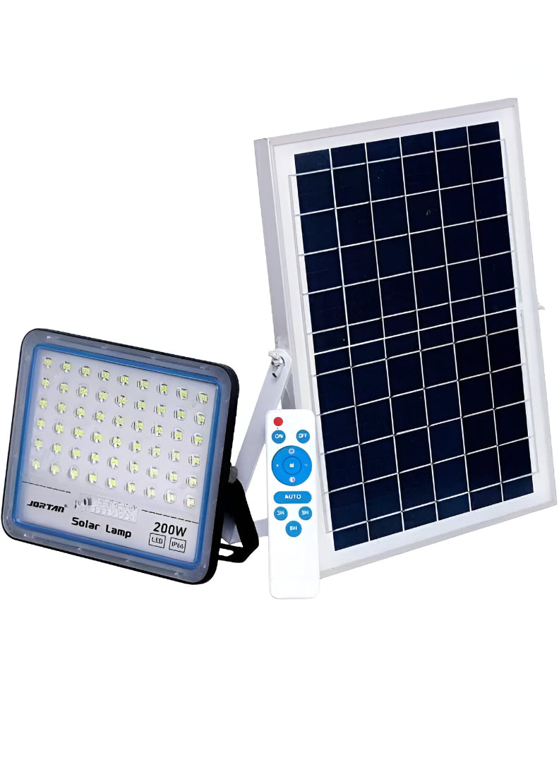 Proiector cu Panou Solar Jortan Blue 200W