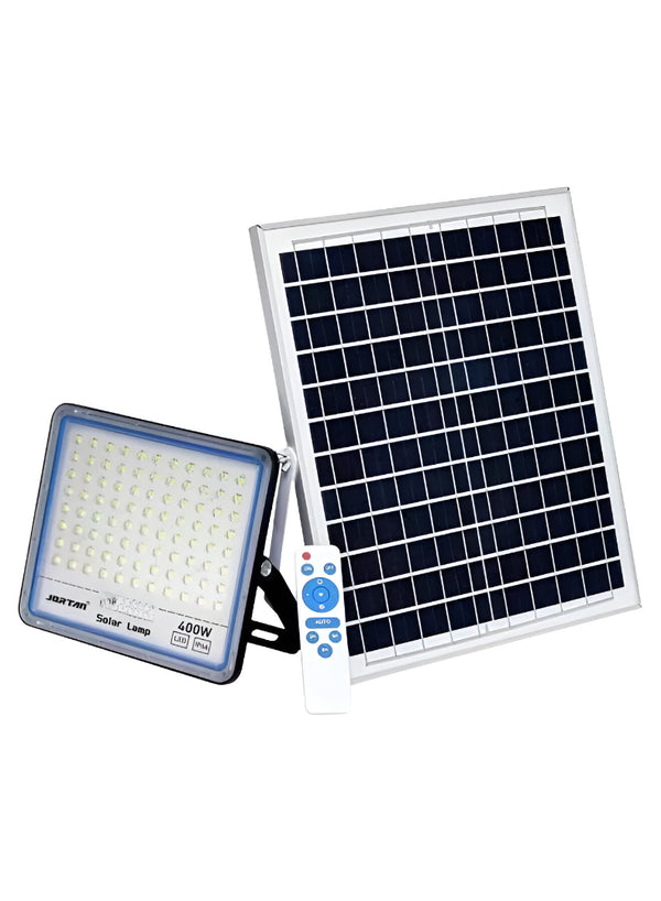 Proiector cu Panou Solar Jortan Blue 400W