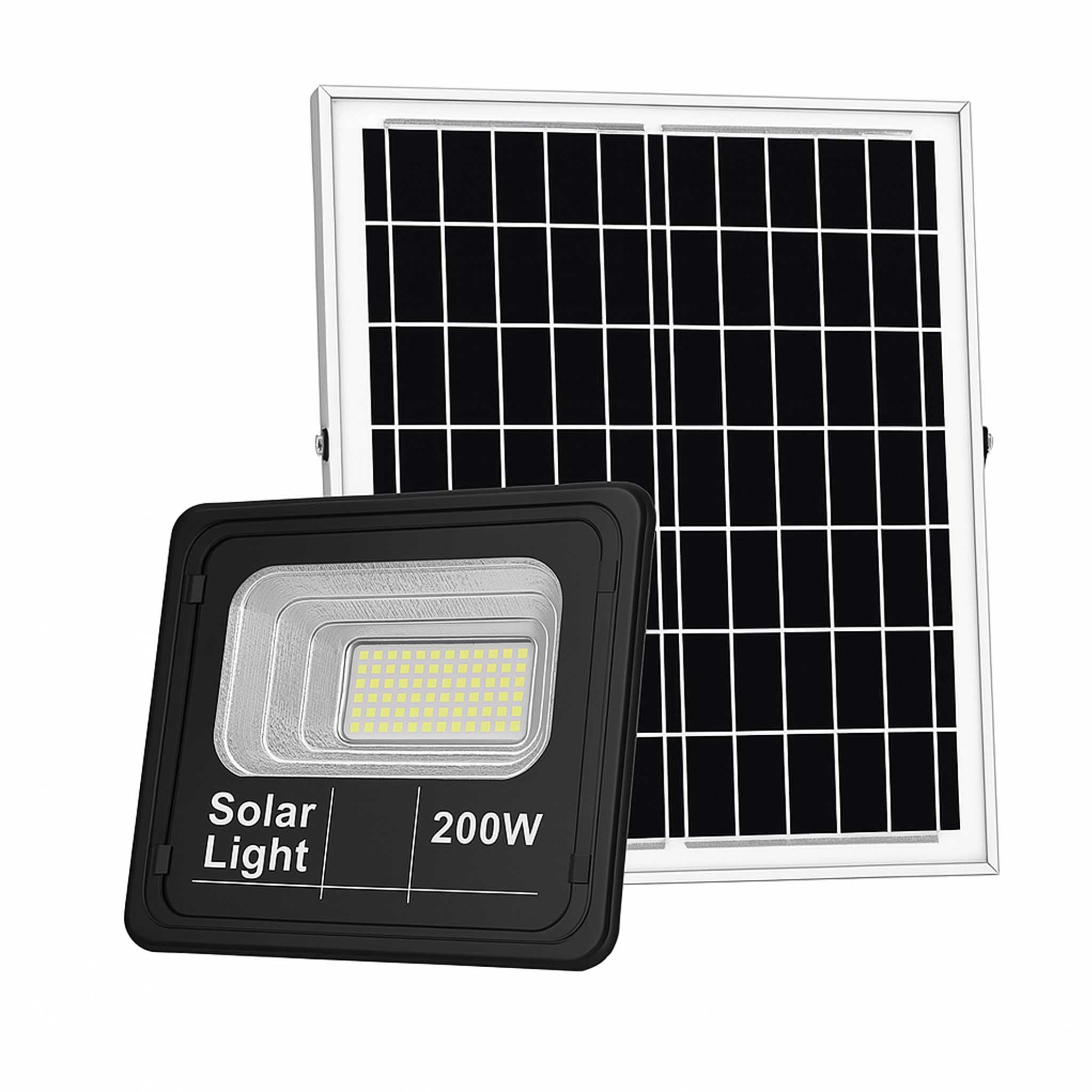 Proiector cu Panou Solar Jortan Clasic 200W