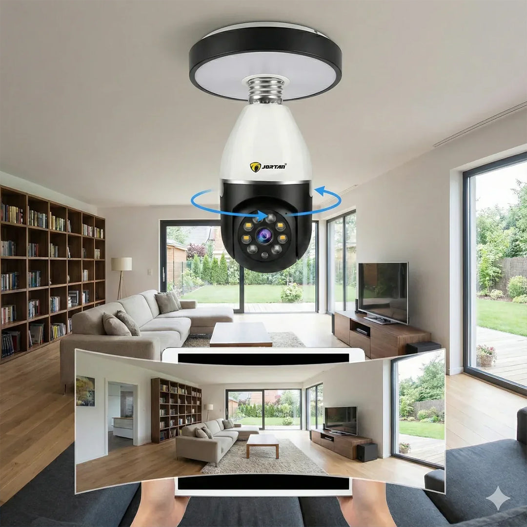 Camera de Supraveghere Tip Bec, WiFi, PTZ 355°, IP66, 3 MP, HD 1920x1080, Difuzor, Microfon, NightVision + Card 32GB