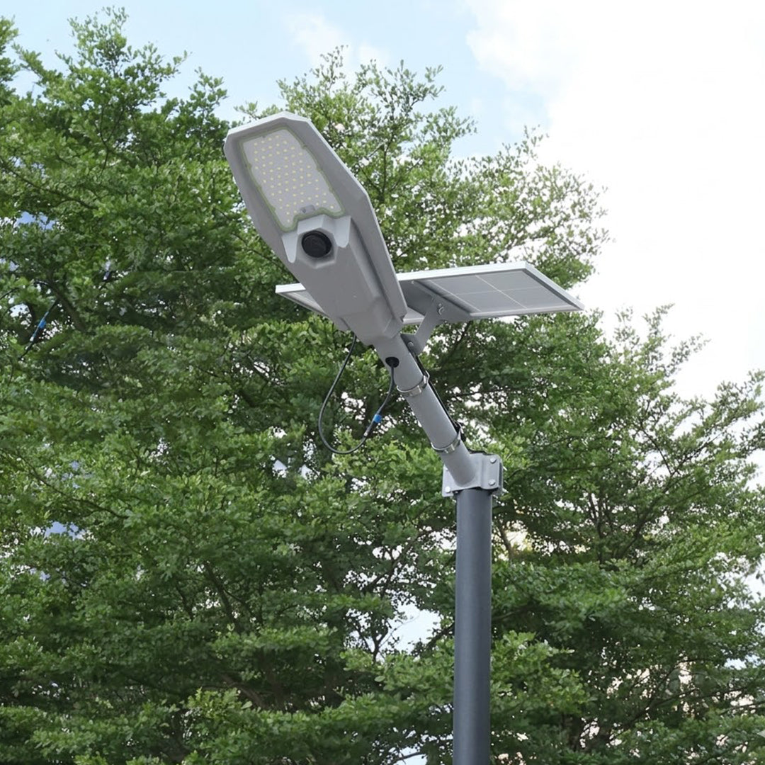 Lampa Solara cu Panou Solar si Brat Sustinere 1200W