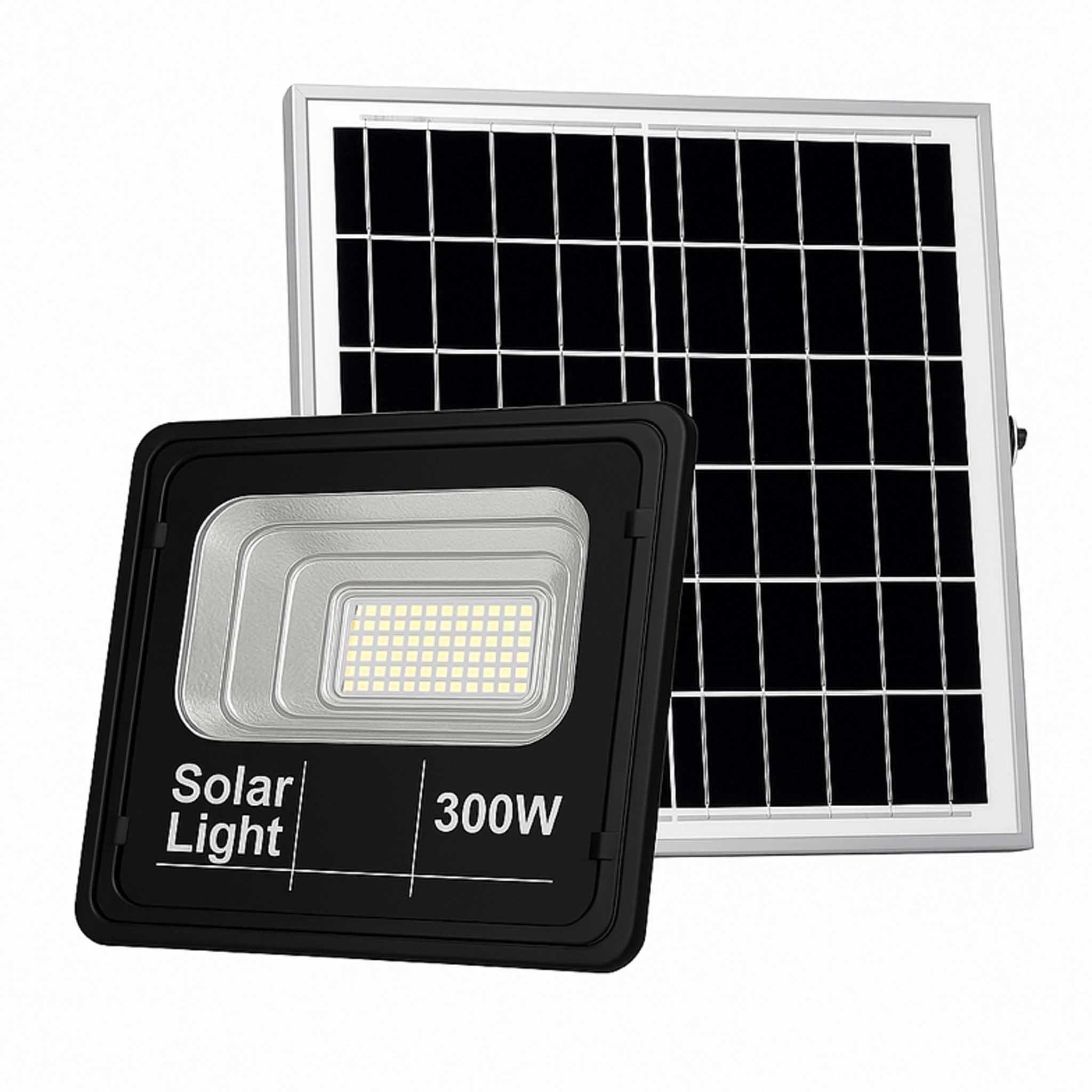 Proiector cu Panou Solar Jortan Clasic 300W