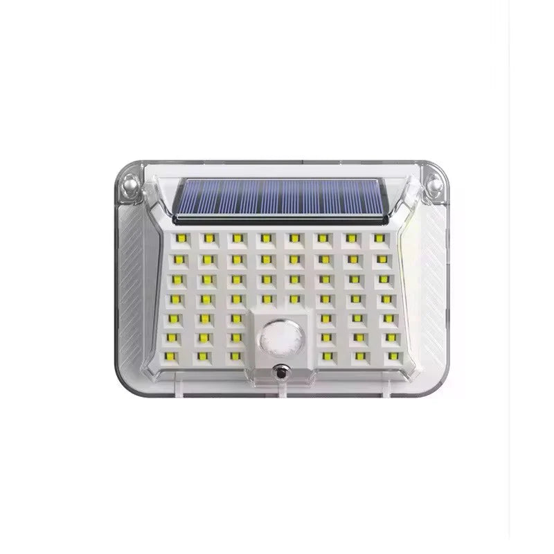 Pachet 4x Lampa Solara Jortan ALB 90LED IP65 Senzor Miscare 3 Moduri de Lumina
