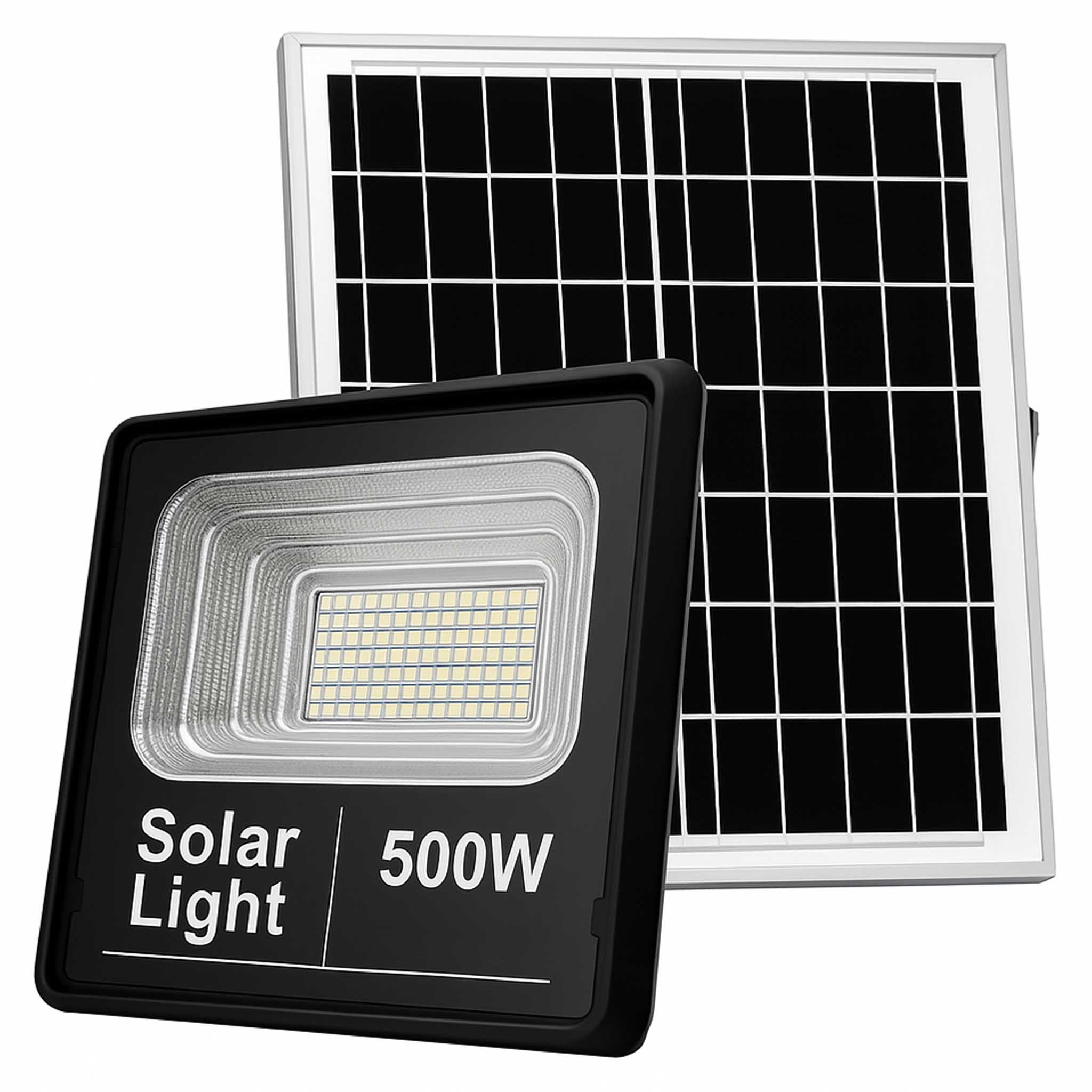 Proiector cu Panou Solar Jortan Clasic 500W