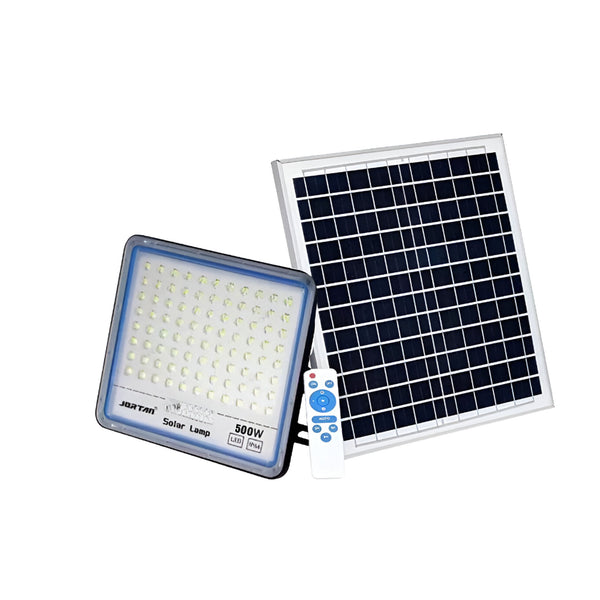 Proiector cu Panou Solar Jortan Blue 500W
